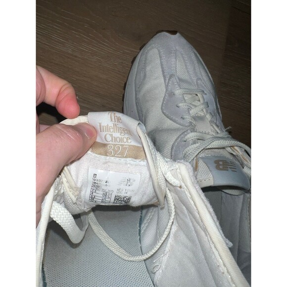 New Balance 327 W327SO Gray Beige Tan Womens 7.5 Mens 6 Sneakers Tennis Shoes